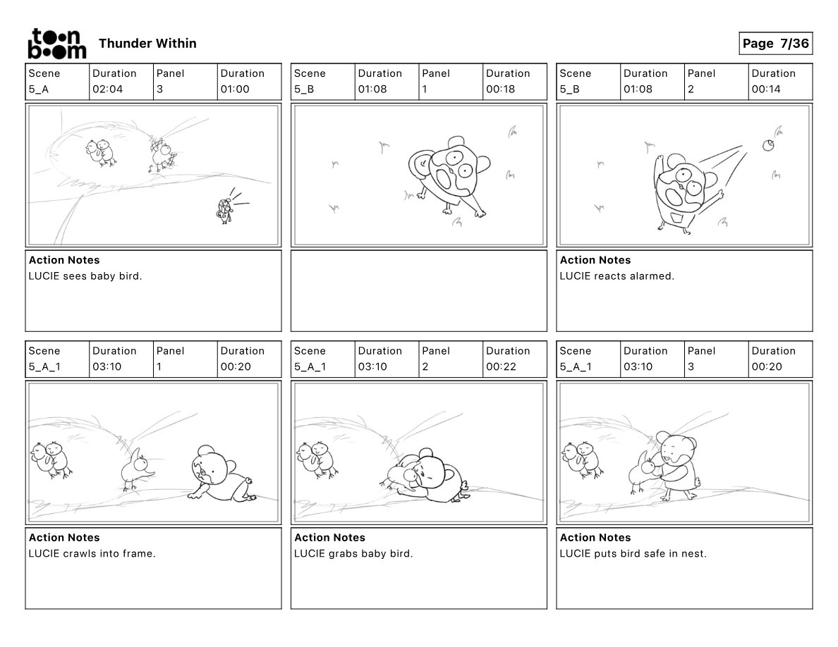 Thunder Within storyboard frame 7